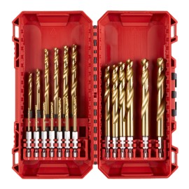 MILWAUKEE Zestaw Wierteł do Metalu HSS-G Tin 19szt. (4932493866)