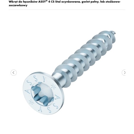 WURTH Wkręt 3,5x35/30 ASSY-STOŻ-RW20-(A2K) 1000szt (019003535 005 1000)