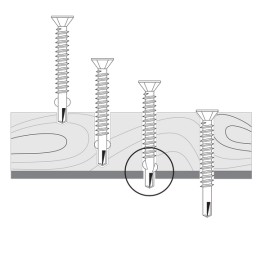 PGB Wkręt Samowiercący Drewno - Stal 6,3x90 TORX (100szt.) (VTEKST001006309004) 2