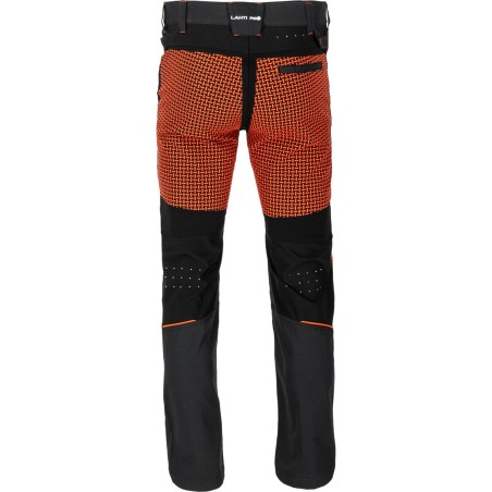 LAHTI PRO Spodnie Dekarskie Czarno-Pomarańczowe STRETCH M (L4054902)