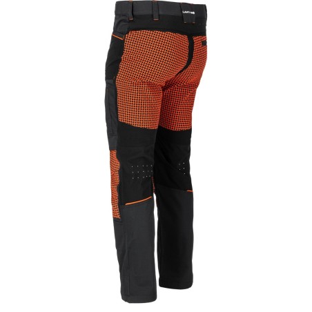 LAHTI PRO Spodnie Dekarskie Czarno - Pomarańczowe STRETCH XL (L4054904)