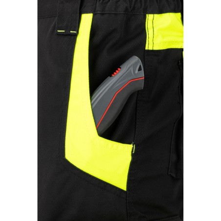 LAHTI PRO Spodnie Czarno-Żółte L (L4055103)