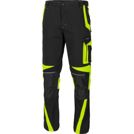 LAHTI PRO Spodnie Czarno-Żółte M (L4055102)