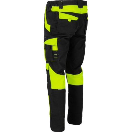 LAHTI PRO Spodnie Czarno-Żółte M (L4055102)