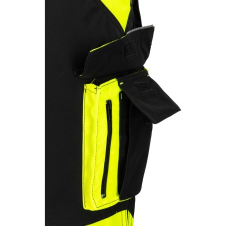 LAHTI PRO Spodnie Czarno-Żółte M (L4055102)