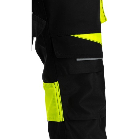 LAHTI PRO Spodnie Czarno-Żółte M (L4055102)