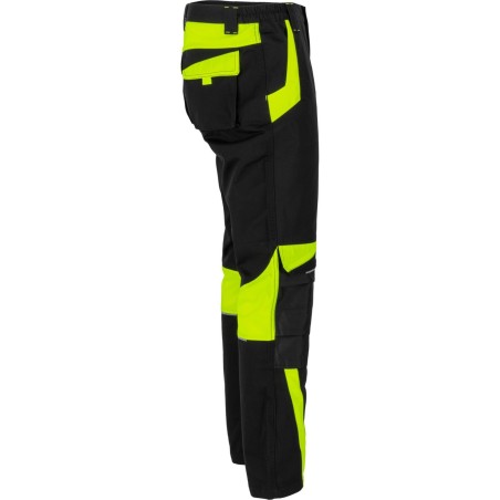 LAHTI PRO Spodnie Czarno-Żółte S (L4055101)