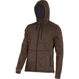 LAHTI PRO Bluza Z Kapturem i Suwakiem Brązowa L (L4014203)