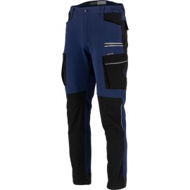 LAHTI PRO Spodnie Stretch Granatowo -Czarne M (L4055202)