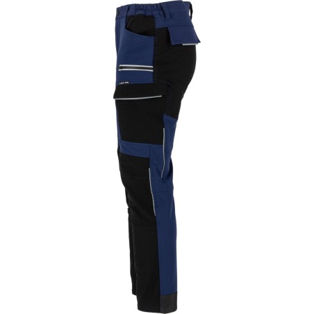 LAHTI PRO Spodnie Stretch Granatowo -Czarne M (L4055202)