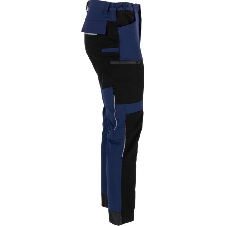 LAHTI PRO Spodnie Stretch Granatowo -Czarne M (L4055202)