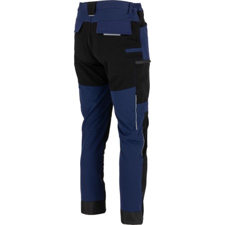 LAHTI PRO Spodnie Stretch Granatowo - Czarne L (L4055203)