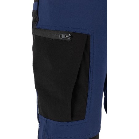 LAHTI PRO Spodnie Stretch Granatowo - Czarne XL (L4055204)