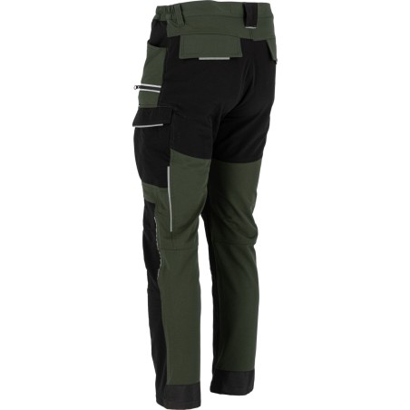LAHTI PRO Spodnie Stretch Zielono - Czarne L (L4055303)
