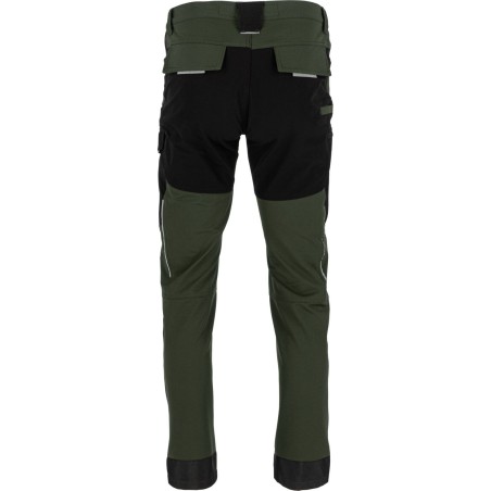 LAHTI PRO Spodnie Stretch Zielono - Czarne L (L4055303)