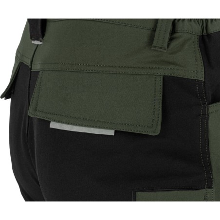 LAHTI PRO Spodnie Stretch Zielono - Czarne L (L4055303)