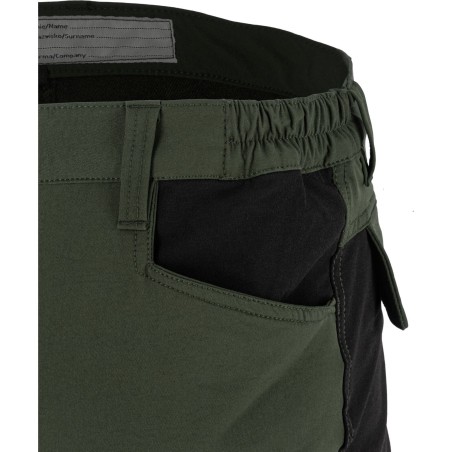 LAHTI PRO Spodnie Stretch Zielono - Czarne XL (L4055304)
