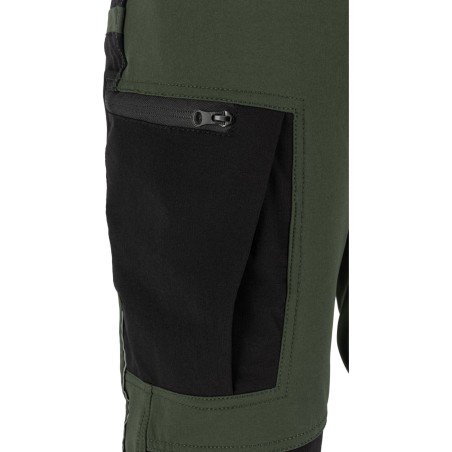 LAHTI PRO Spodnie Stretch Zielono - Czarne S (L4055301)