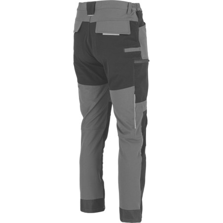 LAHTI PRO Spodnie Stretch Szaro - Czarne M (L4055402)