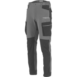 LAHTI PRO Spodnie Stretch Szaro - Czarne L (L4055403)