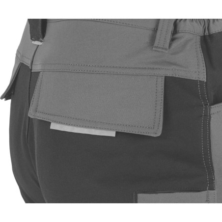 LAHTI PRO Spodnie Stretch Szaro -Czarne XL (L4055404)