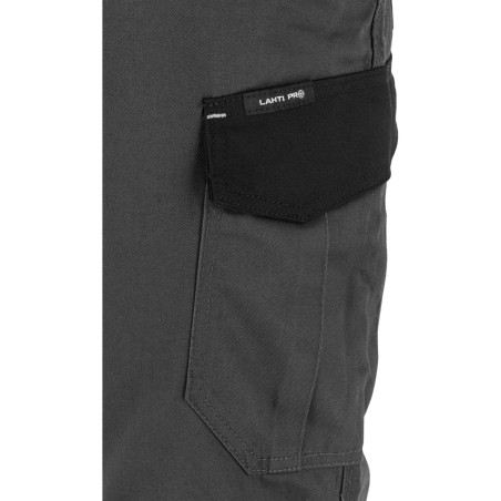 LAHTI PRO Spodnie Szaro -Czarne L (L4055503)