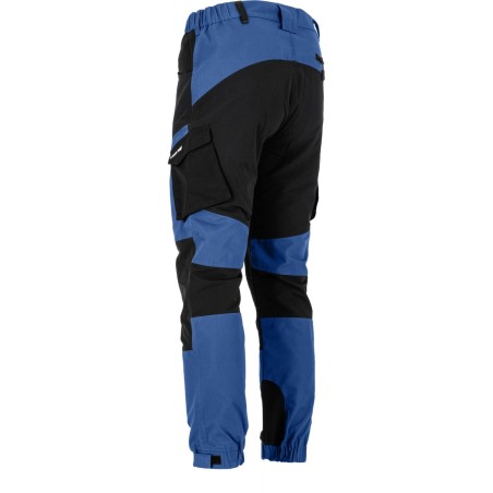 LAHTI PRO Spodnie z elementami stretch Niebiesko - Czarne S (L4055601)