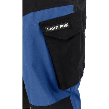 LAHTI PRO Spodnie z elementami Stretch Niebiesko - Czarne 2XL (L4055605)