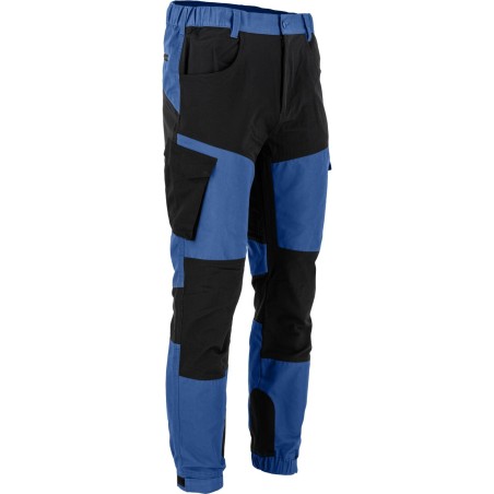 LAHTI PRO Spodnie z elementami stretch Niebiesko - Czarne 3XL (L4055606)