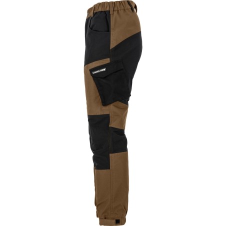 LAHTI PRO Spodnie z elementami Stretch Brązowo - Czarne 2XL (L4055705)