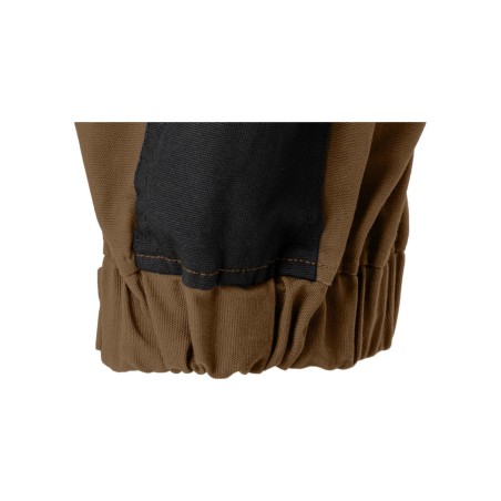 LAHTI PRO Spodnie z elementami Stretch Brązowo - Czarne 2XL (L4055705)