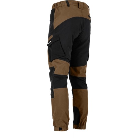 LAHTI PRO Spodnie z elementami Stretch Brązowo - Czarne 3XL (L4055706)
