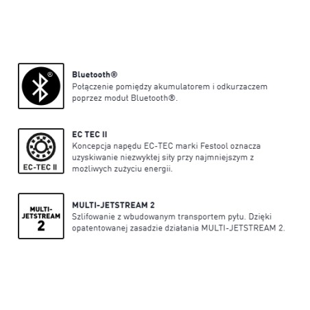 FESTOOL 18V Szlifierka Mimośrodowa ETSC 150 4,0 I-Plus (577726)