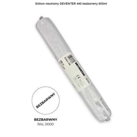 Silikon DEVENTER (WACKER) 440 Bezbarwny Neutralny 600ml