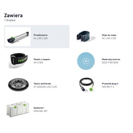 FESTOOL Szlifierka Przegubowa LHS 2 225 EQI-Plus (575990 ) 2