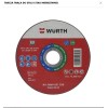 WURTH Tarcza Do Cięcia Metalu 230x1,9mm (0669632301961)