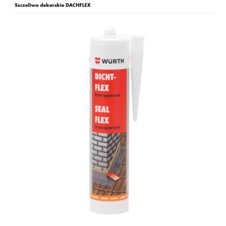 WURTH Elastyczna Masa do Uszczelnień Bezbarwne 310ml (08923221 037)