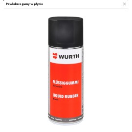 WURTH Guma w Sprayu Czarna 400ml (0893198211037)