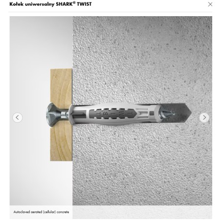 WURTH Koszulka Kołka SHARK-TWIST 12x66 (590681266 005) SZTUKA