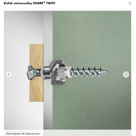 WURTH Koszulka Kołka SHARK-TWIST 12x66 (590681266 005) SZTUKA