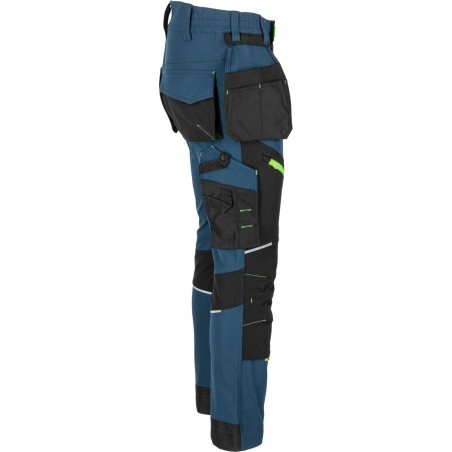 LAHTI PRO Spodnie Męskie Robocze Stretch Petrol Blue 3XL (L4056006)
