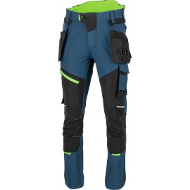 LAHTI PRO Spodnie Męskie Robocze Stretch Petrol Blue L (L4056003)