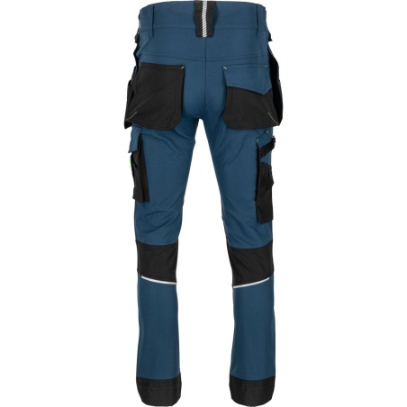 LAHTI PRO Spodnie Męskie Robocze Stretch Petrol Blue S (L4056001)