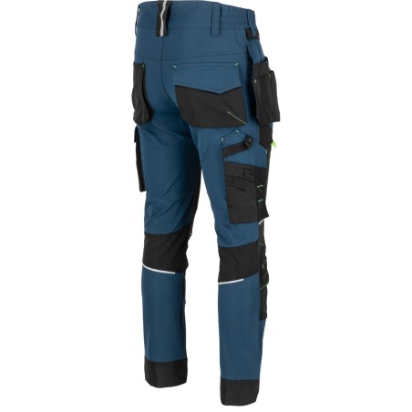 LAHTI PRO Spodnie Męskie Robocze Stretch Petrol Blue S (L4056001)