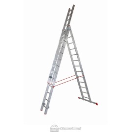 Drabina Alum. Trzyelementowa 3x13 VHR PROFI