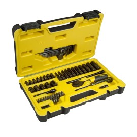 STANLEY Kpl. Kluczy Nasadowych 1/4" 66szt. TECH3