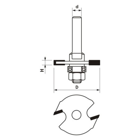 G Frez Trzpieniowy FT914-4008-0001