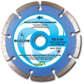 COVAL Tarcza Diamentowa Segmentowa 115mm