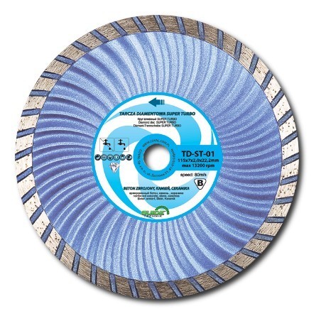 COVAL Tarcza Diamentowa Super Turbo 230mm