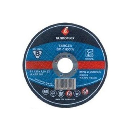 Globoflex 125x1,0 41 do cięcia metalu